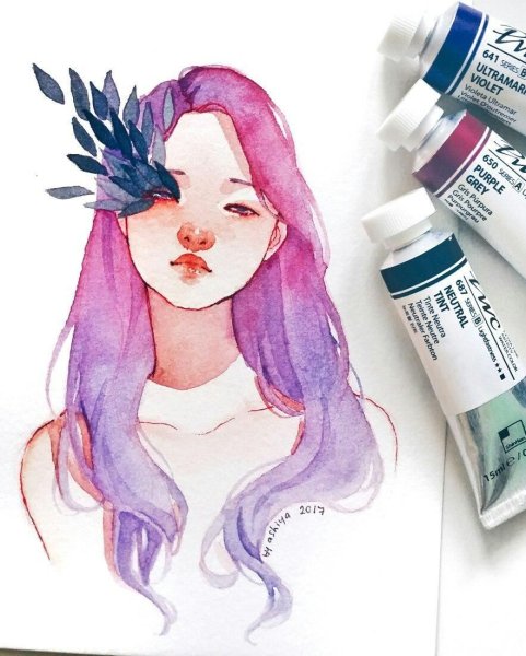 Рисовать гуашью аниме