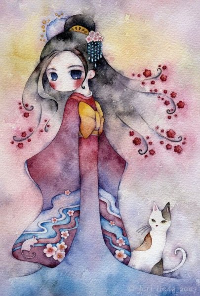 Акварельные миры Юри Уэда