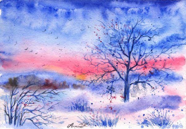 Анна Армона акварель