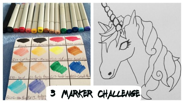 Рисунки фломастерами Touch