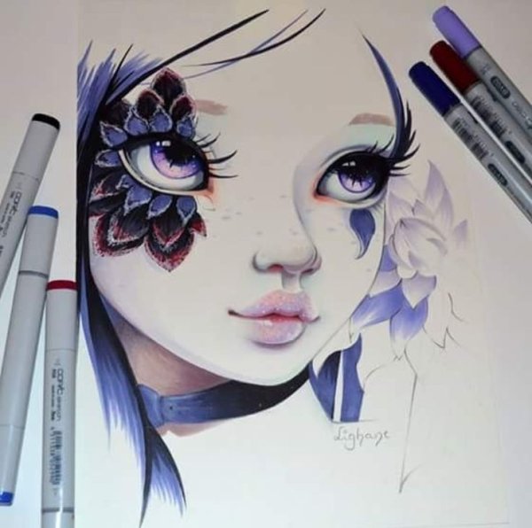 Копик маркерами Lighane Драконий глаз