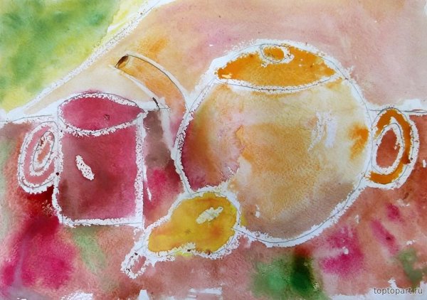 Нетрадиционное рисование акварелью