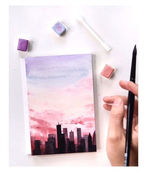 Скетчбук для рисования маркерами