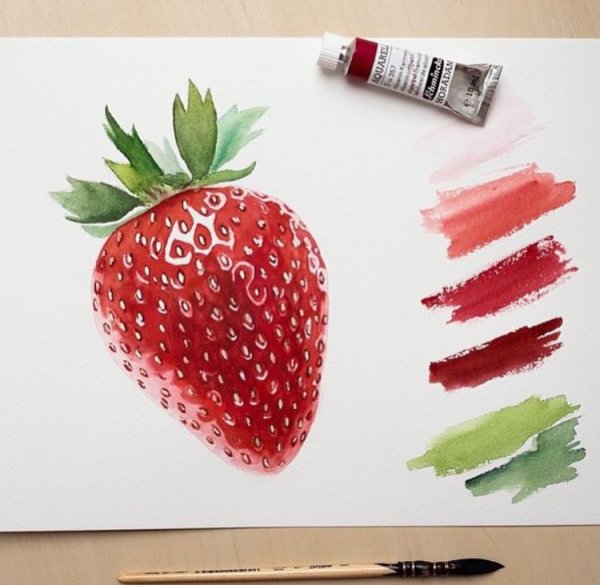 Торт маркерами для скетчинга