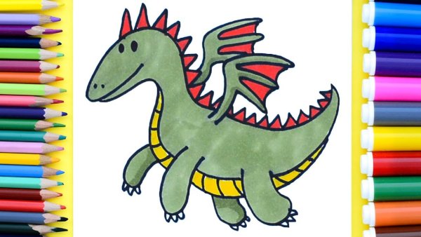 Динозавры рисование для детей