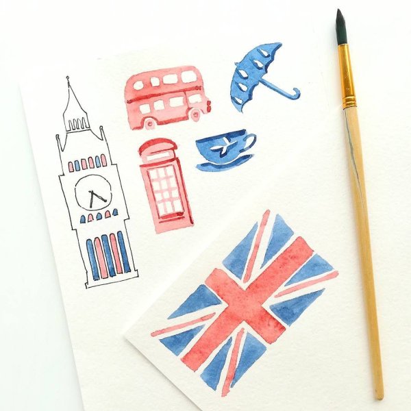 Маленькие рисунки легкие фломастерами