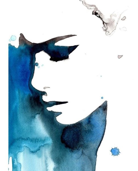 Акварельные силуэты