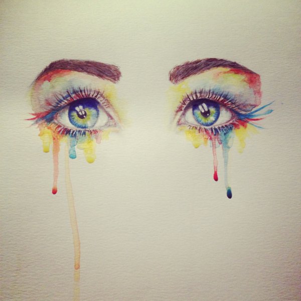 Глаз акварелью для начинающих