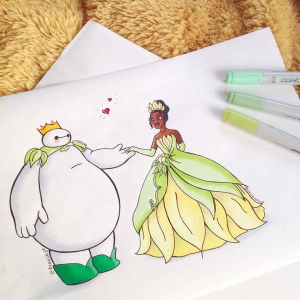 Беймакс Дисней принцессы