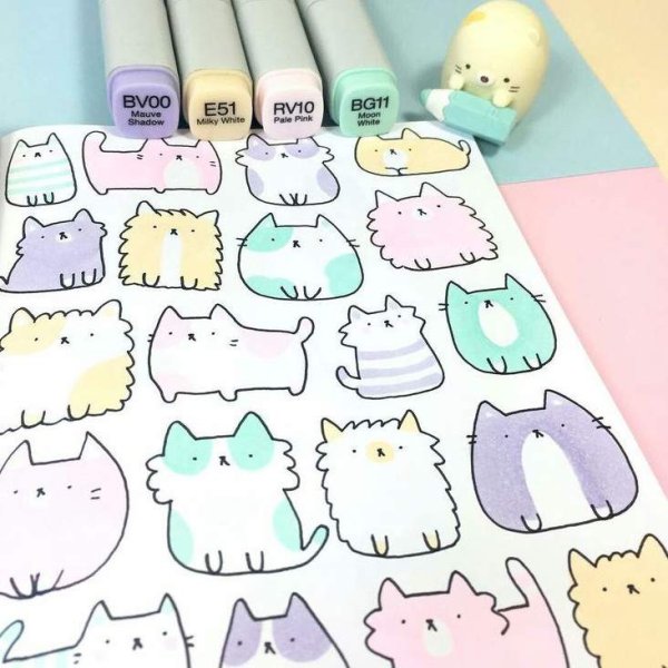 Идеи для кавайных рисунков