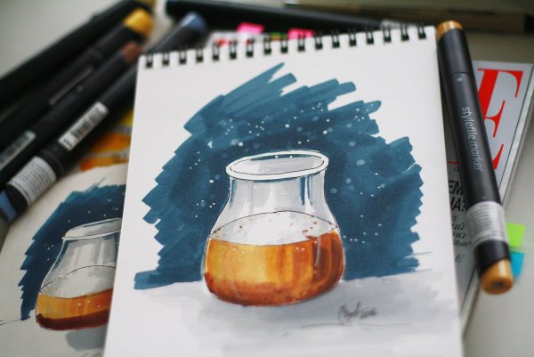 Картины для рисования маркерами