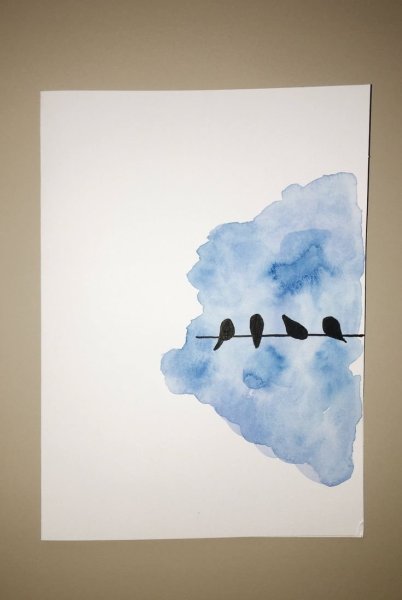 Рисунки акварелью лёгкие