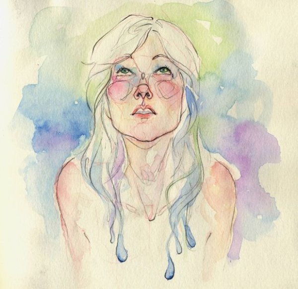 Скетчи гуашью