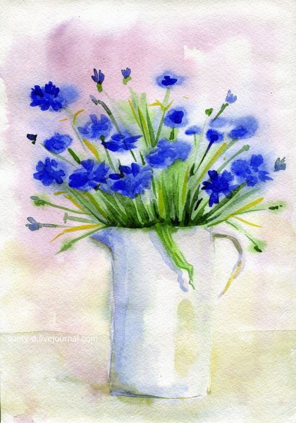 Рисунки гуашью