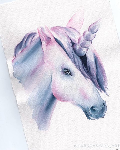 Рисунок акварелью легкий