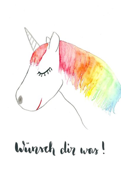 Единорог рисунок карандашом