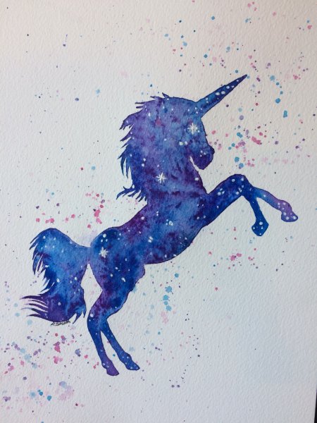 Единорог рисунок