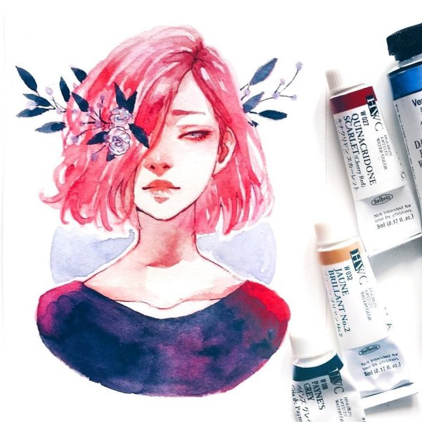 Арты акварелью