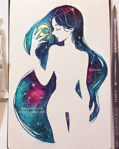 Космические идеи для рисунков