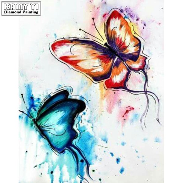 Акварель "бабочка"