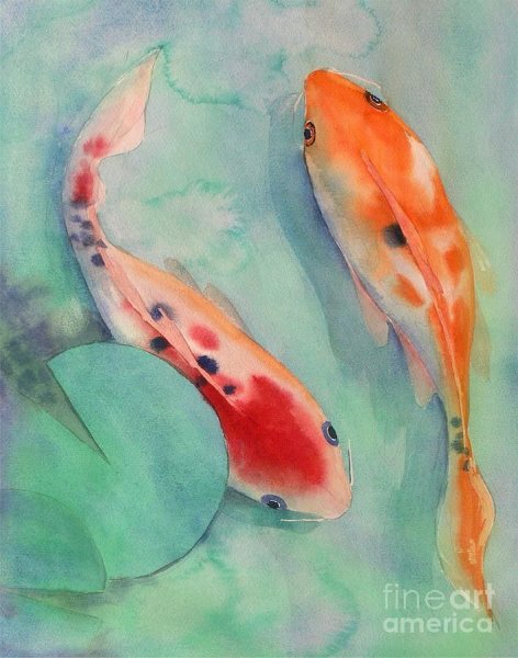 Акварельные рыбки