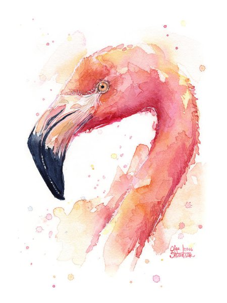 Рисунки акварелью