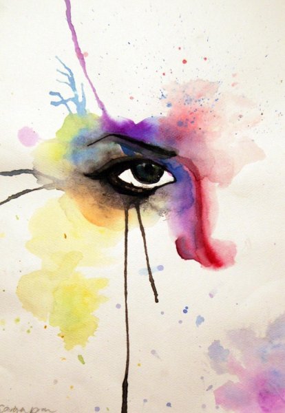 Рисование глаза в Абстракции