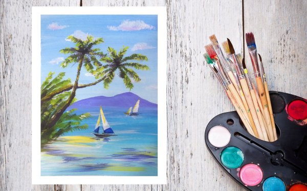 Мастер класс по рисованию гуашью