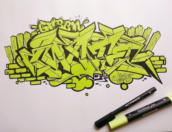 Граффити маркером