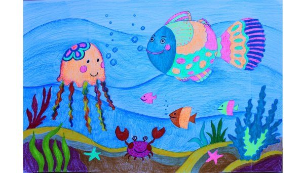 Рисование Морское дно