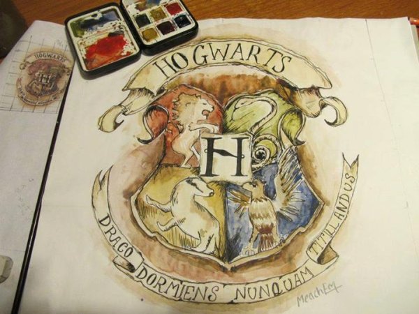 Скетчбук Гарри Поттер Слизерин