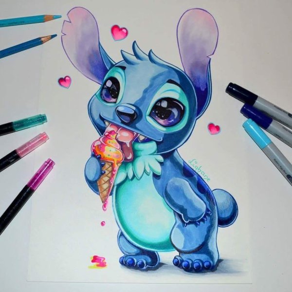 Стич для срисовки