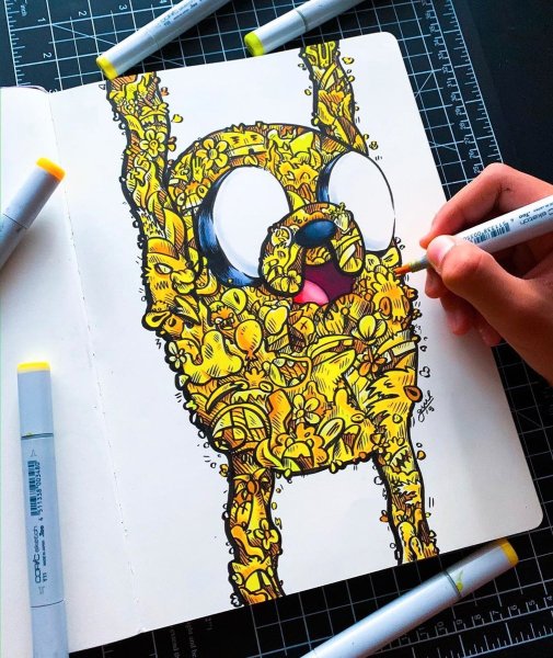 Рисунки фломастерами