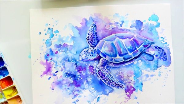 Алина Роенко Акварельная Луна