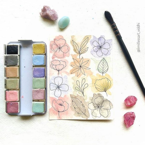 Легкая акварель