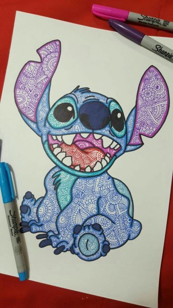 Рисунки для срисовки маркерами