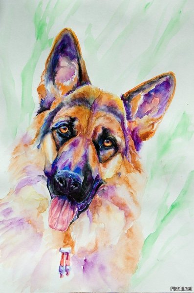 Рисунки красками