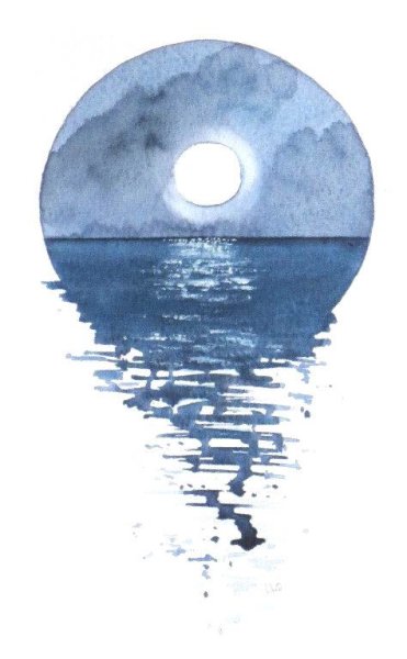 Рисунки акварелью простые