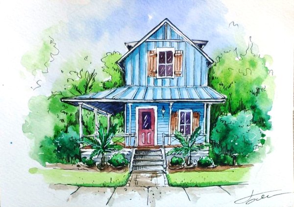 Скетчинг дом