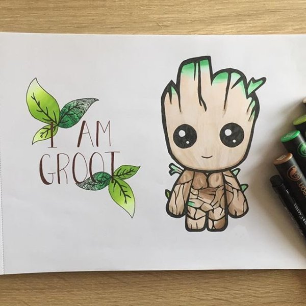 Рисунки для скетчбука маркерами