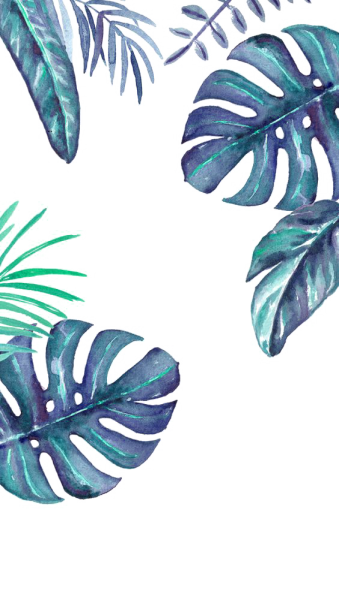 Папоротник рисунок акварелью