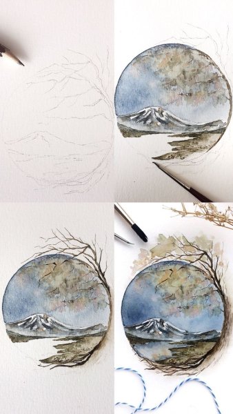 Рисование акварелью