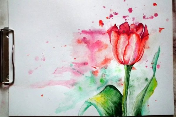 Рисунки акварелью лёгкие