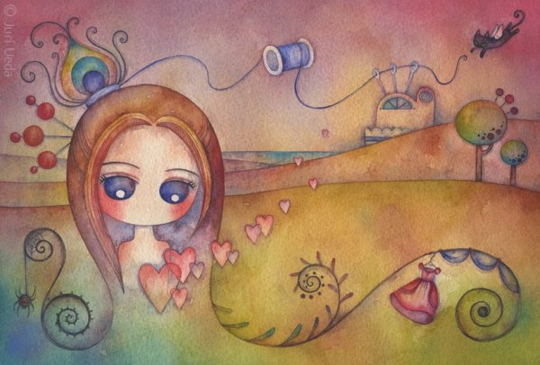 Идеи для рисунков акварелью и гуашью