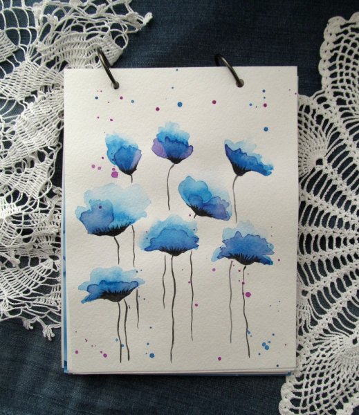 Акварельные открытки