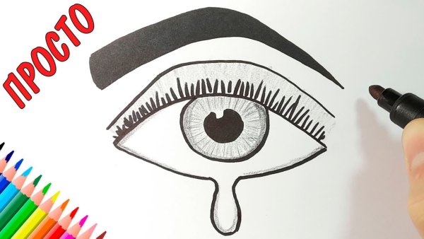 Лёгкие рисунки для срисовки для начинающих фломастерами