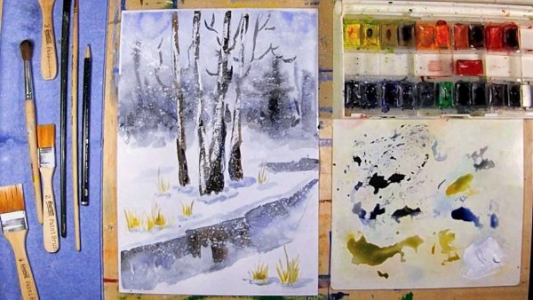 Уроки живописи акварелью