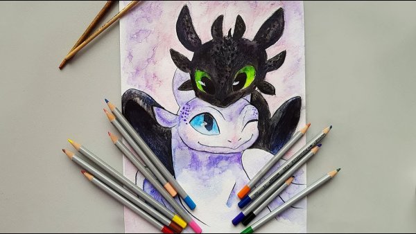 Беззубик красками