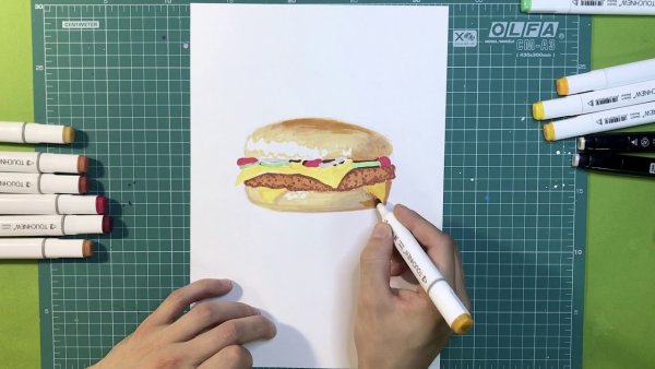 Рисунки маркерами для скетчинга для начинающих