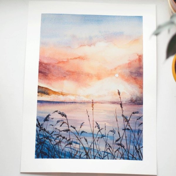 Холст для рисования акварелью